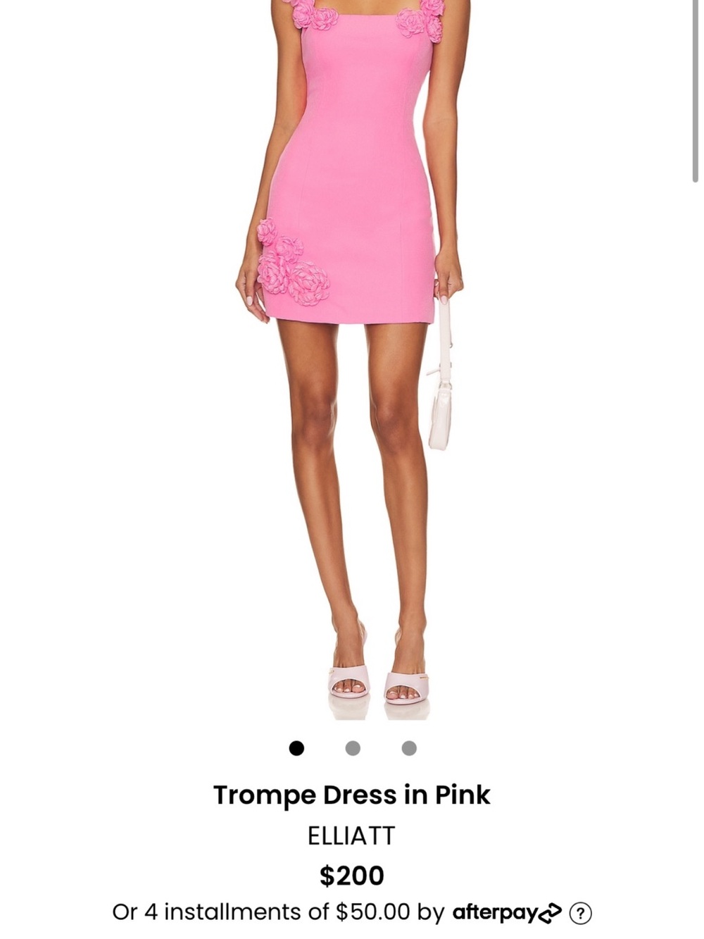 Elliatt Trompe Dress in Pink - Picture 2 of 3